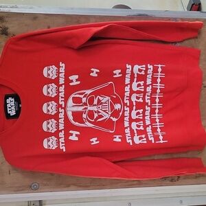 Star Wars Sweatshirt Medium  red very bright